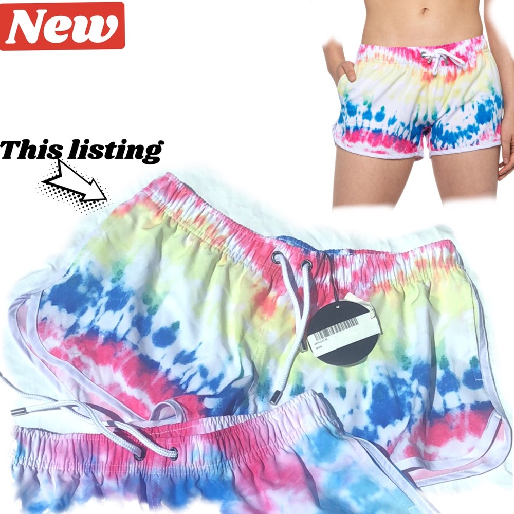 🛑CLEARANCE‼️ 🆕 Franks Swim Shorts tie-dye with pockets